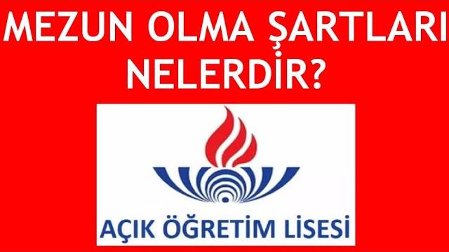 Açık Lise Mezun Olma Şartları Nelerdir?