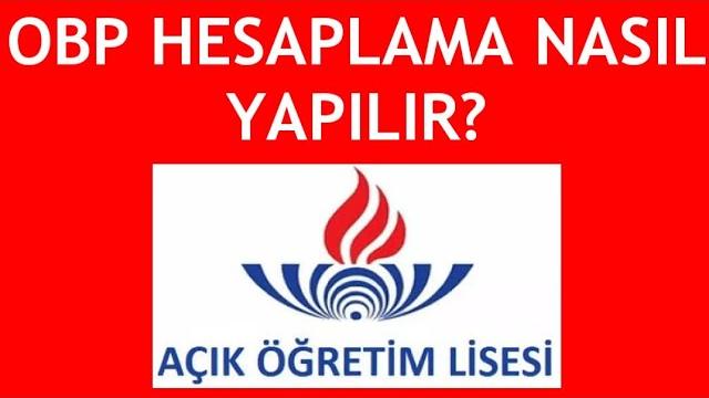 Açık Lise Obp Hesaplama Nasıl Yapılır?