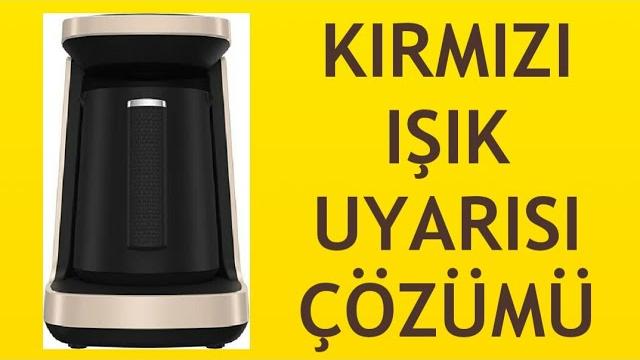 Arçelik Tekli Kahve Makinesi Kırmızı Işık Uyarısı Çözümü