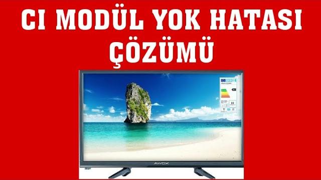 Awox TV CI Modülü Yok Hatası Çözümü