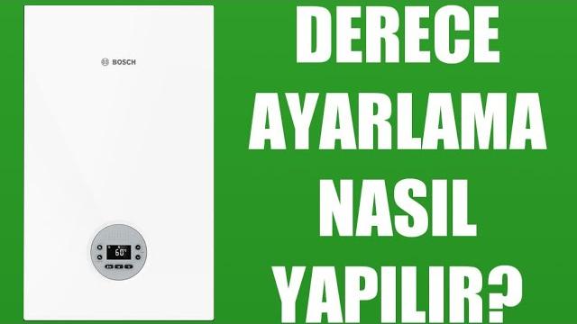 Bosch Kombi Derece Ayarlama Nasıl Yapılır?