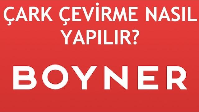 Boyner Çark Çevirme Nasıl Yapılır?