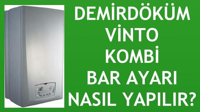 Demirdöküm Vinto Kombi Bar Ayarı Nasıl Yapılır?