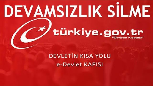 E-Devlet Devamsızlık Silme