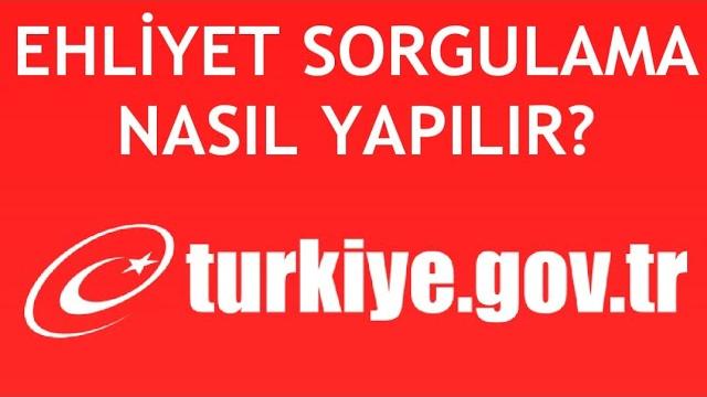 E-Devlet Ehliyet Sorgulama Nasıl Yapılır?