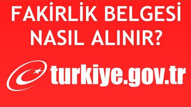 E-Devlet Fakirlik Belgesi Nasıl Alınır?