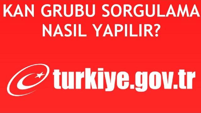 E-Devlet Kan Grubu Sorgulama Nasıl Yapılır?