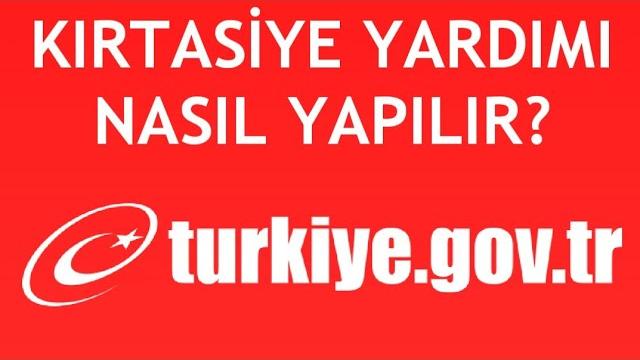 E-Devlet Kırtasiye Yardımı Başvurusu Nasıl Yapılır?