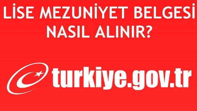 E-Devlet Lise Mezuniyet Belgesi Nasıl Alınır?