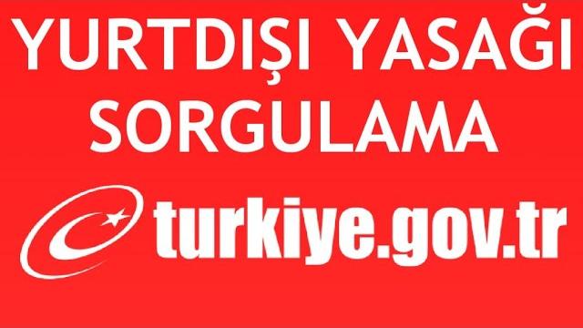E-Devlet Yurtdışı Yasağı Sorgulama Nasıl Yapılır?