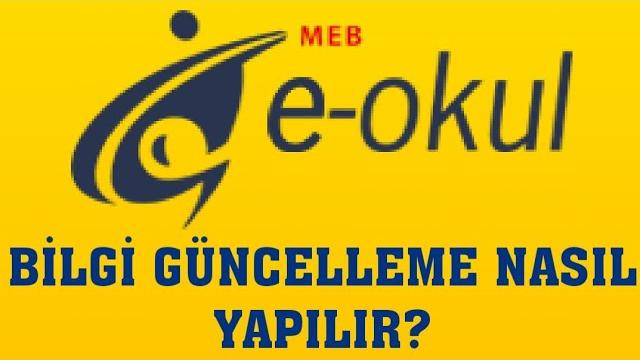 E-Okul Bilgi Güncelleme Nasıl Yapılır?