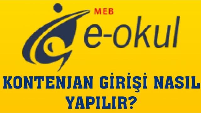E-Okul Kontenjan Girişi Nasıl Yapılır?