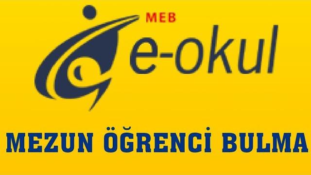E-Okul Mezun Öğrenci Bulma