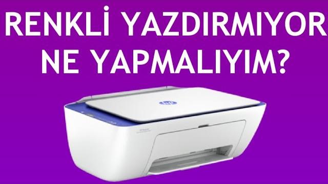 Hp Yazıcı Renkli Yazdırmıyor Sorunu Çözümü