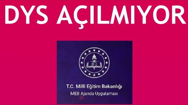 Meb Ajanda Dys Açılmıyor Ne Yapmalıyım?