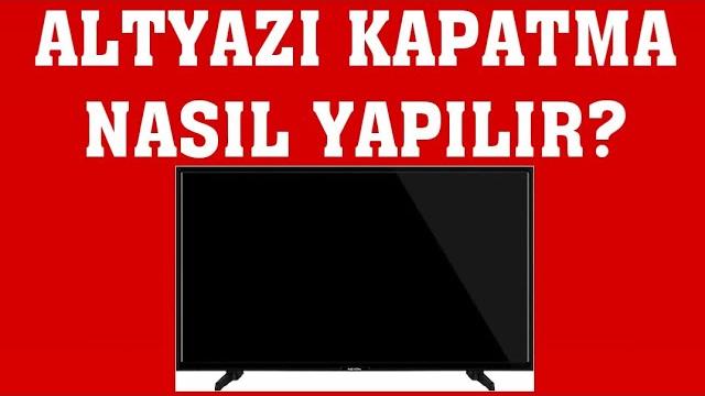 Nexon TV Altyazı Kapatma Nasıl Yapılır?