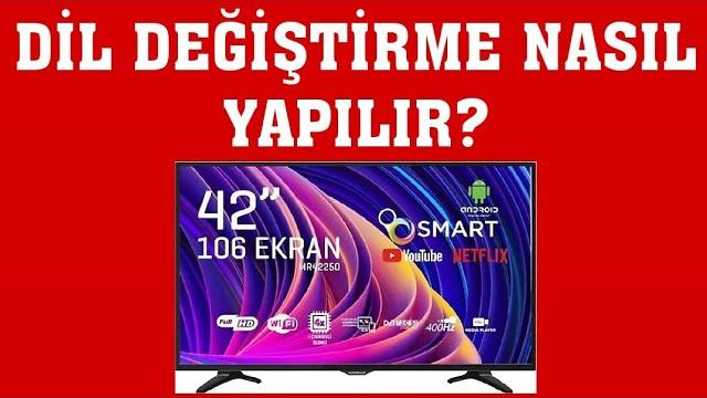 Nordmende TV Dil Değiştirme Nasıl Yapılır?