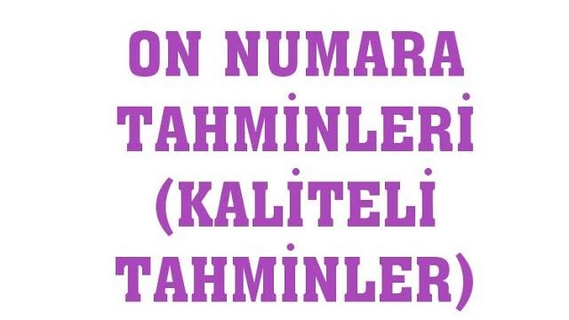 On Numara Tahmin - Oynadığım Kuponlar