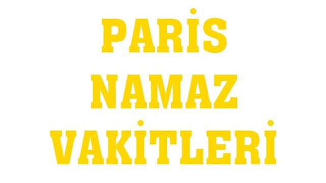 Paris Namaz Vakitleri
