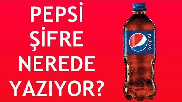 Pepsi Şifre Nerede Yazıyor? Çekiliş Kodu Öğrenme