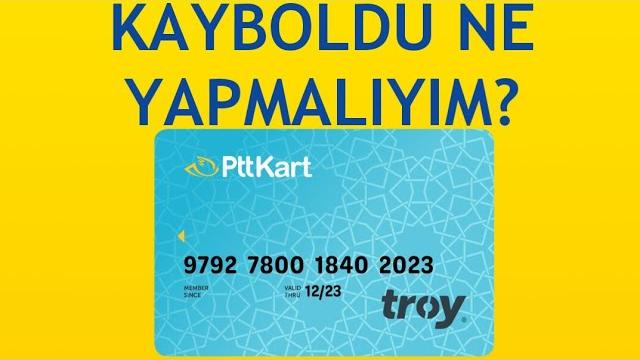 Ptt Kart Kayboldu Ne Yapmalıyım?