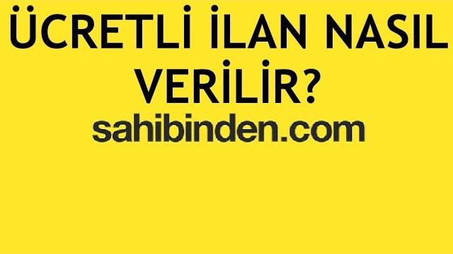 Sahibinden Ücretli İlan Nasıl Verilir?