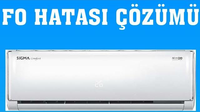 Sigma Klima F0 Hatası Çözümü