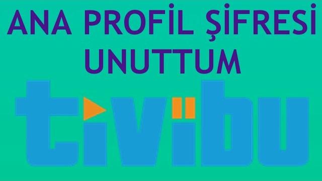Tivibu Ana Profil Şifresi Unuttum Ne Yapmalıyım?