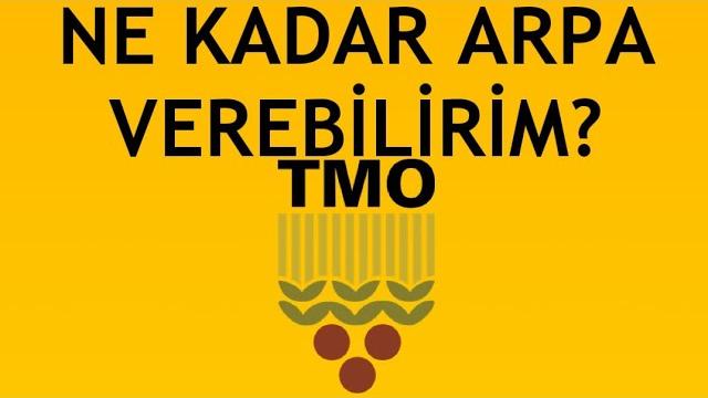 Tmo Ne Kadar Arpa Verebilirim?