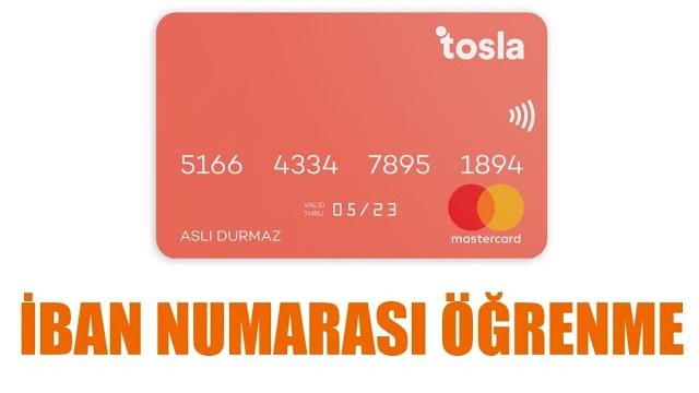 Tosla Kart İban Numarası Öğrenme