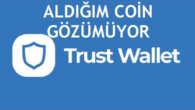 Trust Wallet Aldığım Coin Gözükmüyor Ne Yapmalıyım?