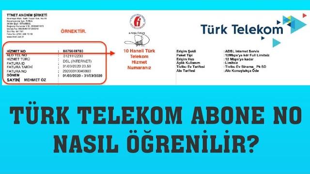 Türk Telekom Abone Numarası Nasıl Öğrenilir?