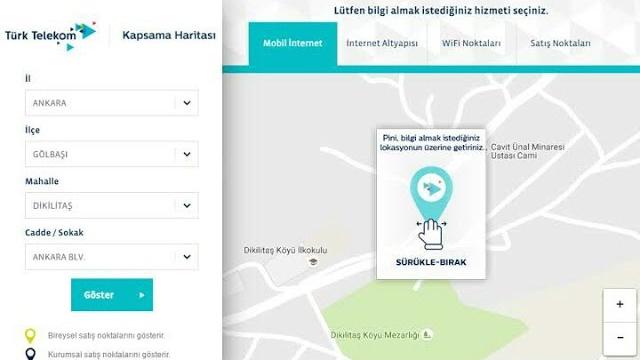 Türk Telekom Altyapı Sorgulama | İnternet Altyapısı