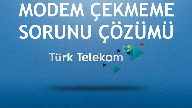 Türk Telekom Modem Çekmeme Sorunu Çözümü