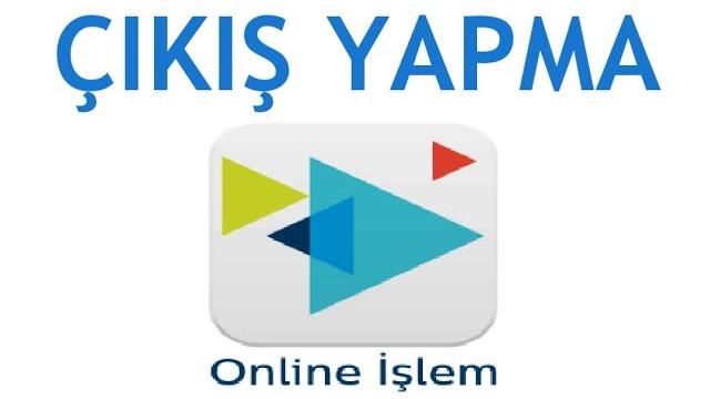 Türk Telekom Online İşlemler Çıkış Yapma