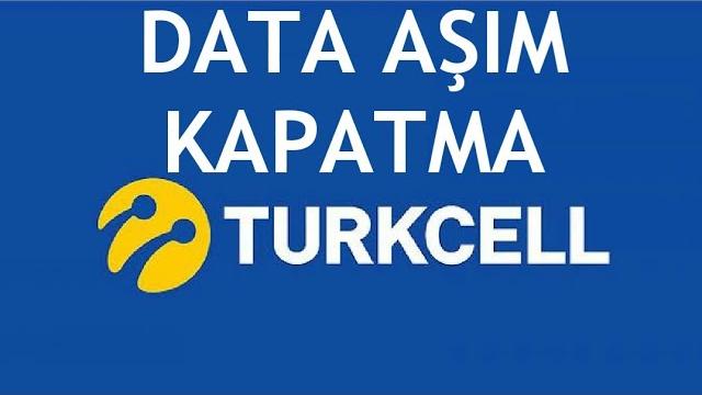 Turkcell Data Aşım Kapatma