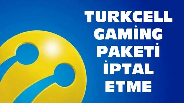 Turkcell Gaming Paketi İptal Etme