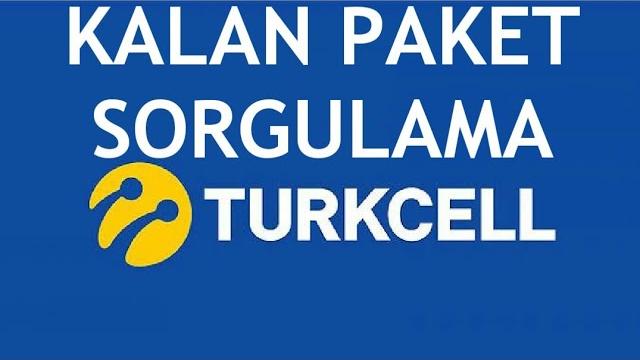 Turkcell Kalan Paket Sorgulama Nasıl Yapılır?