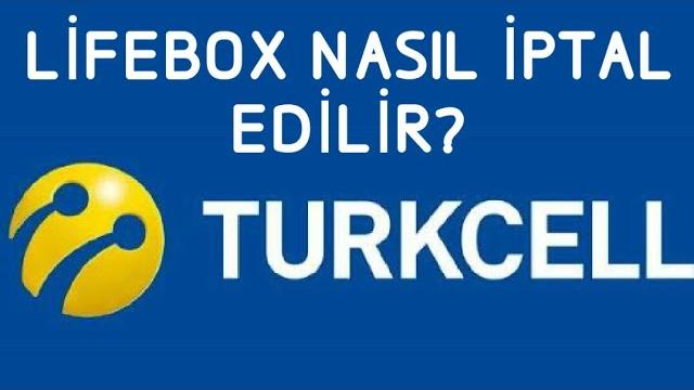 Turkcell Lifebox İptal Etme
