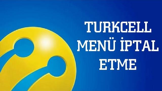 Turkcell Menü İptal Etme