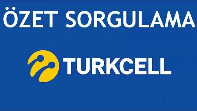 Turkcell Özet Sorgulama Nasıl Yapılır?