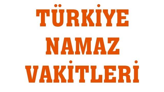 Türkiye Namaz Vakitleri