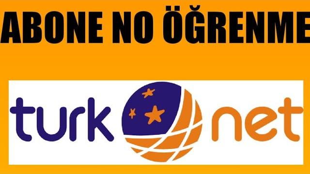 Türknet Abone No Öğrenme / Nerede Yazar?