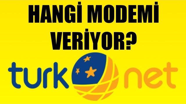 Türknet Hangi Modemi Veriyor?