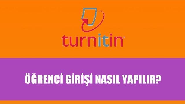 Turnitin Öğrenci Girişi Nasıl Yapılır?