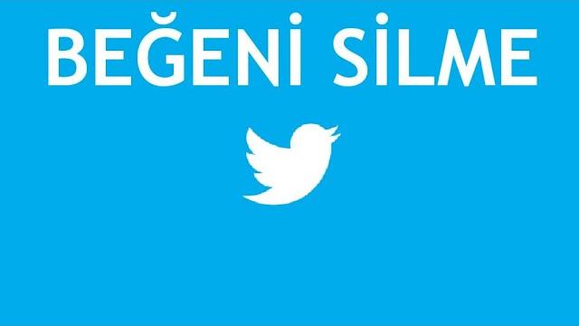 Twitter Beğeni Silme Nasıl Yapılır?