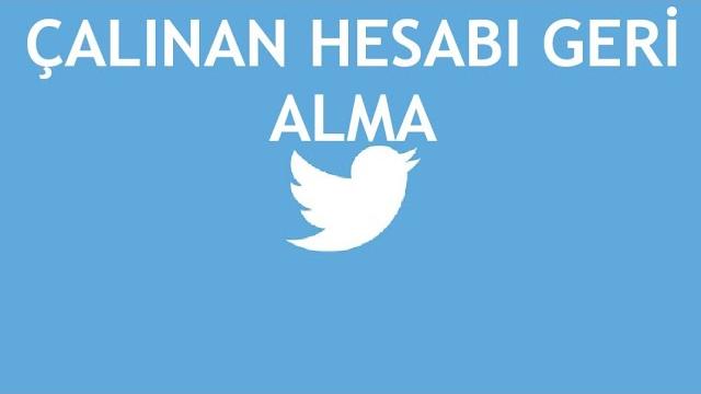 Twitter Çalınan Hesabı Geri Alma