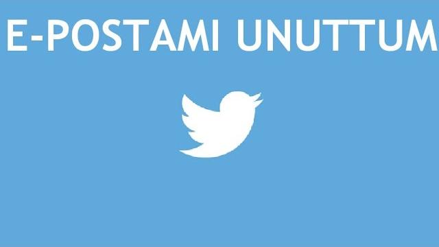 Twitter E-Postamı Unuttum Ne Yapmalıyım?