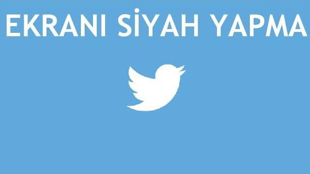 Twitter Ekranı Siyah Yapma