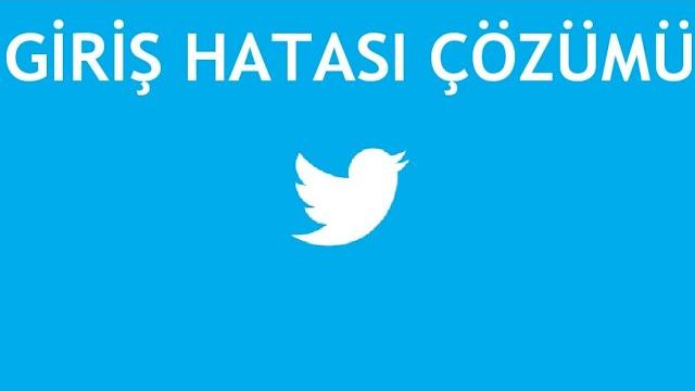 Twitter Giriş Hatası Çözümü